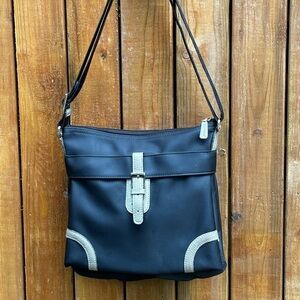 Kesslord black crossbody messenger bag